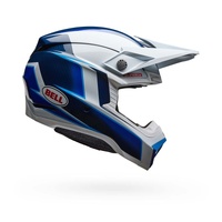 BELL MOTO-10 SPHR TOMAC 25 BLUE/WHITE  HELMET