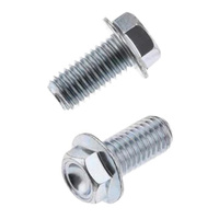 Bolt M8-1.25x16 10mm Hex Head Flange Bolts (Pack of 10)