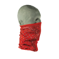 ZAN HEADGEAR MOTLEY TUBES RED PAISLEY