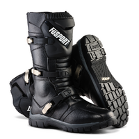 FUSPORT SIMPSON X MOTOZ BLACK BOOTS