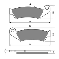 GOLDfren Brake Pads - K5 Off-Road Racing