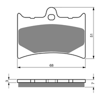 GOLDfren Brake Pads - K5 Off-Road Racing