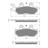 GOLDfren Brake Pads - K5 Off-Road Racing