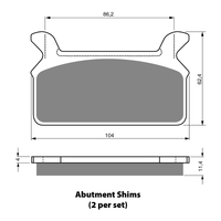 GOLDfren Brake Pads Sintered Sports GF063 - S3 (PH157)