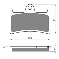 GOLDfren Brake Pads - S3 Sintered Sports