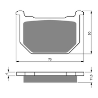 GOLDfren Brake Pads - S3 Sintered Sports