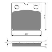 GOLDfren Brake Pads - S3 Sintered Sports