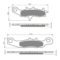 GOLDfren Brake Pads - K5 Off-Road Racing