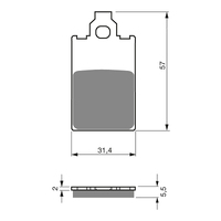 GOLDfren Brake Pads - AD Sintered