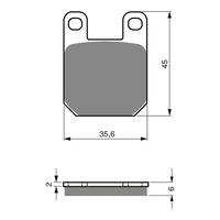 GOLDfren Brake Pads - K5 Off-Road Racing