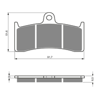 GOLDfren Brake Pads - S3 Sintered Sports