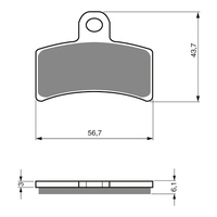 GOLDfren Brake Pads - K5 Off-Road Racing