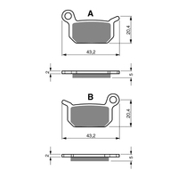 GOLDfren Brake Pads - K5 Off-Road Racing