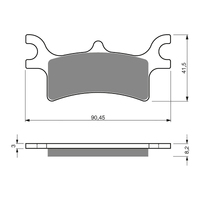 GOLDfren Brake Pads - K5 Off-Road Racing