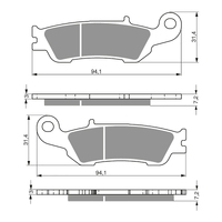 GOLDfren Brake Pads - K5 Off-Road Racing