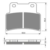 GOLDfren Brake Pads - K5 Off-Road Racing