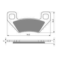 GOLDfren Brake Pads - K5 Off-Road Racing