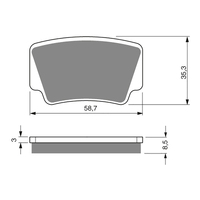 GOLDfren Brake Pads - K5 Off-Road Racing