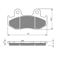 GOLDfren Brake Pads - S3 Sintered Sports