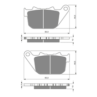 GOLDfren Brake Pads - S3 Sintered Sports