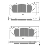 GOLDfren Brake Pads - S3 Sintered Sports