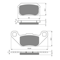 GOLDfren Brake Pads - K5 Off-Road Racing