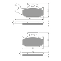 GOLDfren Brake Pads - K5 Off-Road Racing