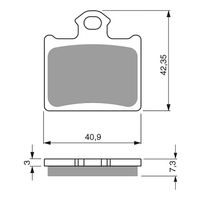 GOLDfren Brake Pads - K5 Off-Road Racing