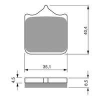 GOLDfren Brake Pads - S33 Sintered Racing