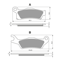 GOLDfren Brake Pads - K1 Sintered Off-Road