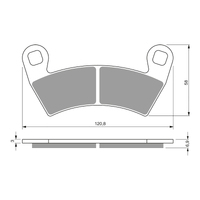 GOLDfren Brake Pads - K5 Off-Road Racing