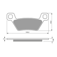 GOLDfren Brake Pads - K5 Off-Road Racing