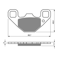 GOLDfren Brake Pads - K5 Off-Road Racing