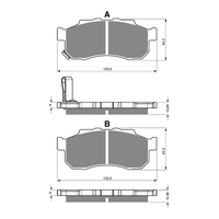 GOLDfren Brake Pads - K5 Off-Road Racing