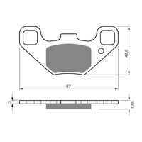 GOLDfren Brake Pads - K5 Off-Road Racing