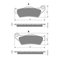 GOLDfren Brake Pads - S3 Sintered Sports