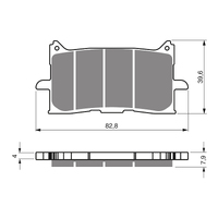 GOLDfren Brake Pads - K5 Off-Road Racing