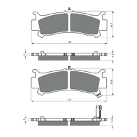 GOLDfren Brake Pads - K5 Off-Road Racing