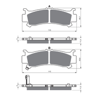 GOLDfren Brake Pads - K5 Off-Road Racing