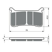 GOLDfren Brake Pads - S33 Sintered Racing