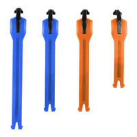 Leatt Strap Kit 4.5 - Blue 2 + Orange 2 - 2 Pieces