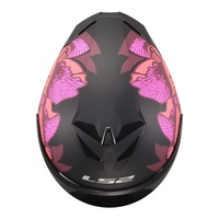LS2 FF820 Rapid III Poppies II Helmet Ð Black / Pink (XS)