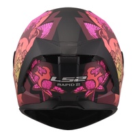 LS2 FF820 Rapid III Poppies II Helmet Ð Black / Pink (L)