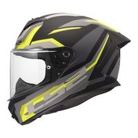 LS2 FF820 Rapid III Hyper Helmet Ð Black / Hi-Vis Yellow (2XL)