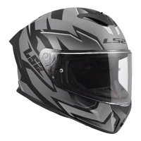 LS2 FF820 Rapid III Xtrem Helmet Ð Black / Grey (XL)