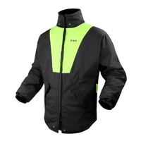 LS2 X-Rain Jacket - Black / Hi-Vis Yellow (XLÐ2XL)