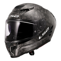 LS2 FF807 Dragon Forged Helmet - Gloss Carbon 06 (L)