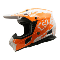 LS2 MX706J COZ (YS) Hyde - Orange/White 06