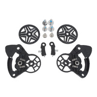 LS2 FF805 Thunder Ratchet + Screws (Black)