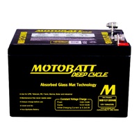 MB12120NB Motobatt Deep Cycle AGM 12ah/C10